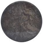 Blat de masă, negru, Ø50x2,5 cm, marmură GartenMobel Dekor