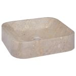 Chiuvetă, gri, 40x40x10 cm, marmură GartenMobel Dekor