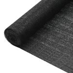 Plasă protecție intimitate, negru, 2x10 m, HDPE, 75 g/m²  GartenMobel Dekor