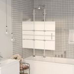 Cabină de duș pliabilă, alb, 100x140 cm, ESG GartenMobel Dekor