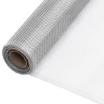 Plasă de sârmă, argintiu, 80x2000 cm, aluminiu GartenMobel Dekor