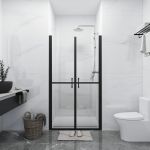 Ușă cabină de duș, transparent, (88-91)x190 cm, ESG GartenMobel Dekor