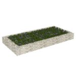 Strat înălțat de gabion, 200x100x20 cm, oțel galvanizat GartenMobel Dekor