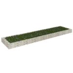 Strat înălțat de gabion, 400x100x20 cm, oțel galvanizat GartenMobel Dekor