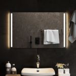 Oglindă de baie cu LED, 80x50 cm GartenMobel Dekor