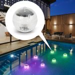 Dispozitiv iluminare solară pentru piscină - LED RGB - 10 cm Best CarHome