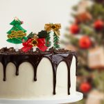 Decor de tort - motive de Crăciun - 10 cm - 2 tipuri - 3 piese / pachet Best CarHome