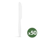 Set cuțite biodegradabile, reutilizabile - 50 piese / pachet Best CarHome