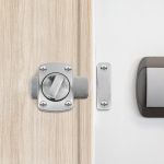 Zăvor pentru ușă de baie - aluminiu - 65 x 55 x 24 mm Best CarHome
