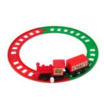 Tren de Crăciun - cu cheiță - roșu/verde - 20 cm Best CarHome