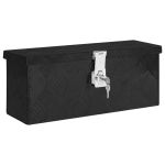 Cutie de depozitare, negru, 50x15x20,5 cm, aluminiu GartenMobel Dekor