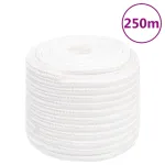 Frânghie de barcă, alb complet, 16 mm, 250 m, polipropilenă GartenMobel Dekor