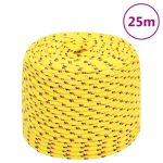 Frânghie de barcă, galben, 6 mm, 25 m, polipropilenă GartenMobel Dekor