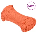 Frânghie de lucru, portocaliu, 3 mm, 50 m, polipropilenă GartenMobel Dekor