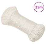 Frânghie de lucru, Alb, 8 mm, 25 m, polipropilenă GartenMobel Dekor