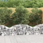 Coș gabion arcuit, 150x30x40/60 cm, fier galvanizat GartenMobel Dekor
