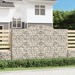 Coș gabion arcuit, 300x50x180/200 cm, fier galvanizat GartenMobel Dekor