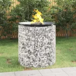 Vatră de foc din gabion Ø 100 cm, fier galvanizat GartenMobel Dekor