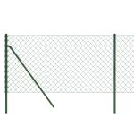 Gard de plasă de sârmă, verde, 0,8x10 m GartenMobel Dekor