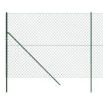 Gard de plasă de sârmă, verde, 1,6x10 m GartenMobel Dekor