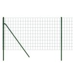 Gard plasă de sârmă, verde, 0,8x25 m, oțel galvanizat GartenMobel Dekor