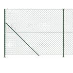 Gard plasă de sârmă cu bordură, verde, 1,8x10 m GartenMobel Dekor