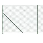 Gard plasă de sârmă cu bordură, verde, 1,8x25 m GartenMobel Dekor