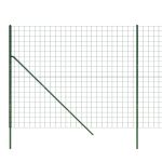 Gard plasă de sârmă, verde, 1,6x10 m, oțel galvanizat GartenMobel Dekor