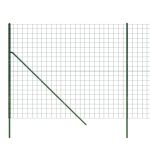 Gard plasă de sârmă, verde, 1,8x10 m, oțel galvanizat GartenMobel Dekor