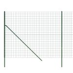 Gard plasă de sârmă, verde, 2,2x25 m, oțel galvanizat GartenMobel Dekor
