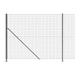 Gard plasă de sârmă cu bordură, antracit, 1,4x10 m GartenMobel Dekor