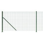 Gard plasă de sârmă cu bordură, verde, 1,1x10 m GartenMobel Dekor