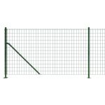 Gard plasă de sârmă cu bordură, verde, 1,1x25 m GartenMobel Dekor