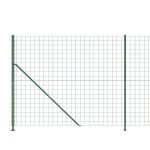 Gard plasă de sârmă cu bordură, verde, 1,4x10 m GartenMobel Dekor