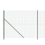 Gard plasă de sârmă cu bordură, verde, 1,4x25 m GartenMobel Dekor