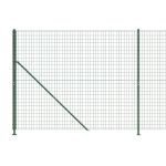 Gard plasă de sârmă cu bordură, verde, 1,4x25 m GartenMobel Dekor