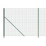 Gard plasă de sârmă cu bordură, verde, 1,6x25 m GartenMobel Dekor