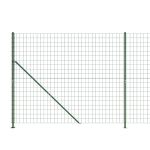Gard plasă de sârmă cu bordură, verde, 1,8x25 m GartenMobel Dekor