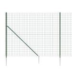 Gard plasă de sârmă cu țăruși de fixare, verde, 2,2x10 m GartenMobel Dekor