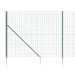 Gard plasă de sârmă cu țăruși de fixare, verde, 2,2x25 m GartenMobel Dekor