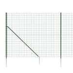 Gard plasă de sârmă cu țăruși de fixare, verde, 2x10 m GartenMobel Dekor