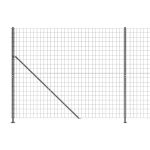 Gard plasă de sârmă cu bordură, antracit, 1,4x10 m GartenMobel Dekor