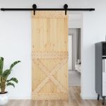 Ușă „NARVIK”, 95x210 cm, lemn masiv de pin GartenMobel Dekor