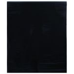 Folie pentru fereastră statică, negru mat, 90x500 cm, PVC GartenMobel Dekor