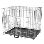 Cușcă pentru câini pliabilă, metal, L   GartenMobel Dekor
