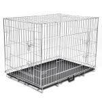 Cușcă pentru câini pliabilă, metal, XL   GartenMobel Dekor