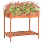 Jardinieră plante aromatice, 80x60x80 cm, lemn masiv de brad GartenMobel Dekor