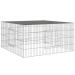 Cușcă pentru iepuri, 110x110x55 cm, fier galvanizat GartenMobel Dekor