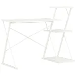 Birou cu raft, alb, 116 x 50 x 93 cm GartenMobel Dekor