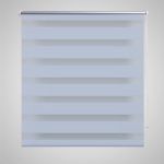 Jaluzea tip zebra, 120 x 230 cm, alb GartenMobel Dekor